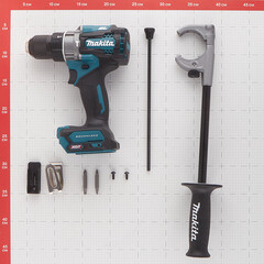 Дрель-шуруповерт ударная аккумуляторная бесщеточная Makita XGT 40 В без АКБ и ЗУ (HP001GZ) - фото 5