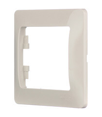 Рамка Systeme Electric Glossa oдноместная бежевая (GSL000201) - фото 2