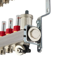 Коллекторная группа с расходомерами Tiemme 1 ВР(г) х 6 выходов 3/4 НР(ш) ЕК х 1 ВР(г) - фото 2