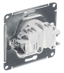 Розетка Systeme Electric Glossa встраиваемая белая (GSL000141) - фото 3