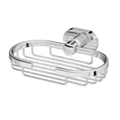 Мыльница для ванной AM.PM Sense L с держателем стекло/металл хром (A7434600) - фото 1