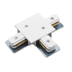 Изображение товара Коннектор для однофазного шинопровода Т-образный Arte Lamp Track белый (A140133)