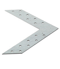 Соединитель угловой оцинкованный 175х175х35х2 мм - фото 2