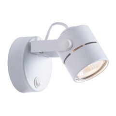 Изображение товара Спот настенный Arte Lamp GU10 50 Вт 1 кв.м белый IP20 (A1311AP-1WH)