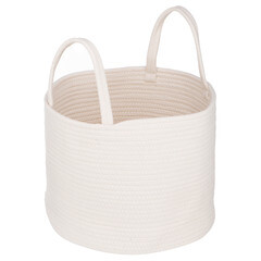 Изображение товара Корзина для хранения Хлопок 300х300х250 мм светло-бежевая