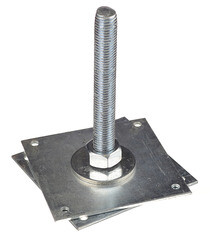 Изображение товара Анкер регулировочный оцинкованный М24 h200 150х150х4 мм