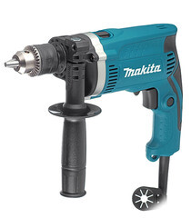 Дрель сетевая ударная Makita HP1630 710 Вт ключевой патрон - фото 4