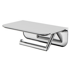 Держатель для туалетной бумаги AM.PM Sensation с полкой металл хром (A30341500) - фото 1