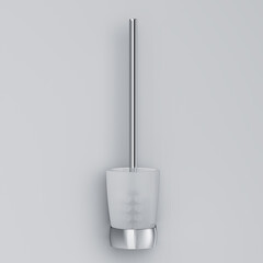 Ершик для унитаза AM.PM Sensation подвесной стекло/металл хром (A3033300) - фото 3