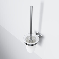 Ершик для унитаза AM.PM Sense L подвесной стекло/металл хром (A7433300) - фото 4