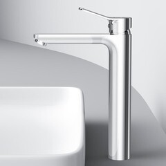 Смеситель для раковины высокий AM.PM X-Joy однорычажный хром (F85A92000) - фото 2