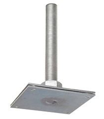 Анкер регулировочный оцинкованный М30 h200 150х150х4 мм - фото 2