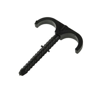 Дюбель-крюк двойной 16-32 100мм черный