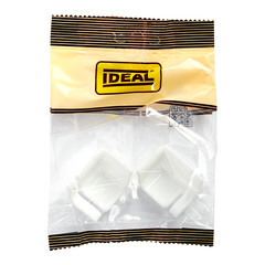 Набор комплектующих ПВХ для бордюра на ванну белый (2 шт.) - фото 3