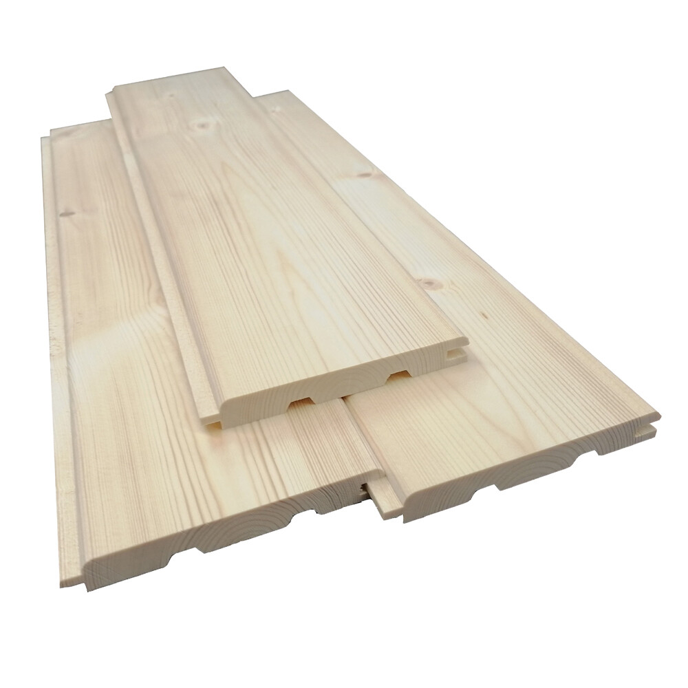 Вагонка хвоя Штиль сорт С 14х120х2000 мм S раб.=1,568 кв.м