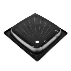 Поддон стальной 90х90х15 см квадрат белый низкий (XD-2101-900) - фото 2