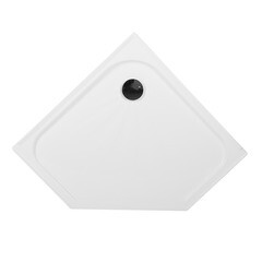 Поддон Alex Baitler акриловый 90х90х17 см трапеция белый низкий (AB9017V-1) - фото 2