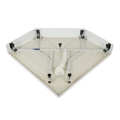 Поддон Alex Baitler акриловый 90х90х17 см трапеция белый низкий (AB9017V-1) - фото 3