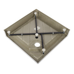 Поддон Метакам Universal акриловый 80х80х16 см квадрат белый низкий (21475) - фото 3