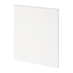 Фасад для шкафа белый снег поры дерева 446х536х18 мм - фото 1