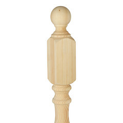 Столб начальный 90х90х1150 мм Симметрия сорт Экстра клееный - фото 3