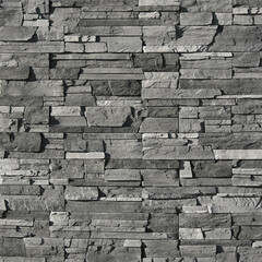 Искусственный камень White Hills Фьорд Лэнд черно-серый (24 шт.=0,8 кв.м)