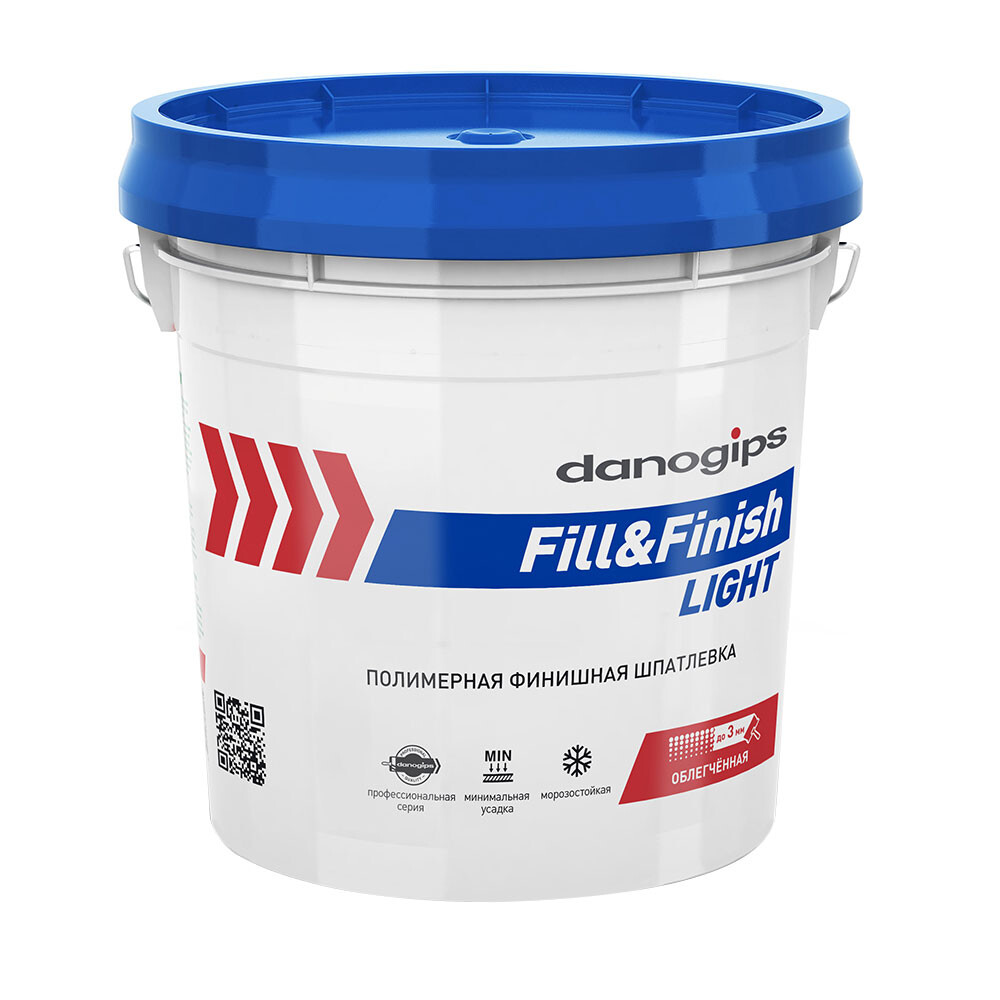 Изображение товара Шпатлевка Danogips Fill&Finish Light 17 л универсальная облегченная для внутренних работ