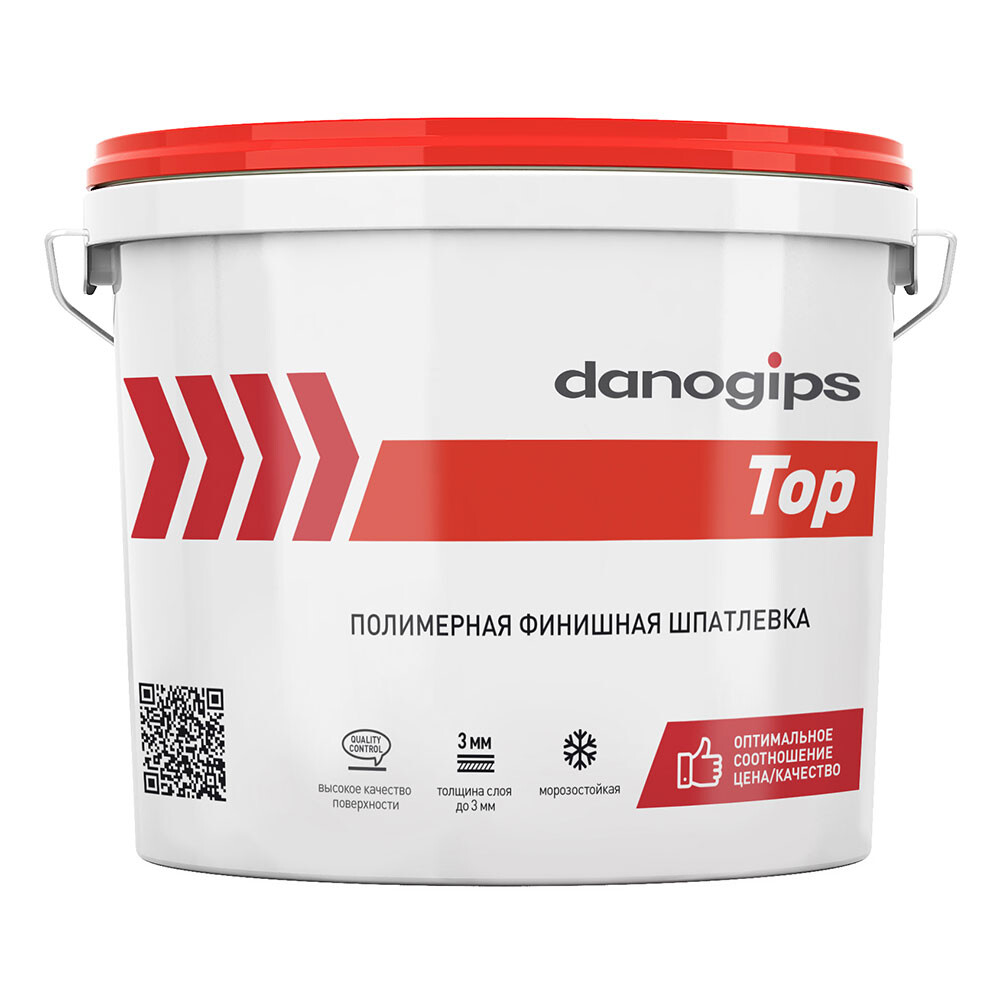 Изображение товара Шпатлевка финишная Danogips Top 3 л/5 кг