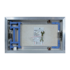 Люк ревизионный под плитку Lyuker AL-KR алюминиевый 300х500 мм скрытый нажимной - фото 4