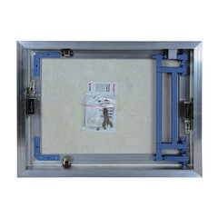 Люк ревизионный под плитку Lyuker AL-KR алюминиевый 400х500 мм скрытый нажимной - фото 4