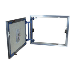 Люк ревизионный под плитку Lyuker AL-KR алюминиевый 400х500 мм скрытый нажимной - фото 3