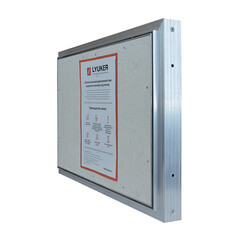 Люк ревизионный под плитку Lyuker AL-KR алюминиевый 400х600 мм скрытый нажимной - фото 5