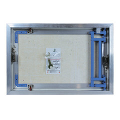 Люк ревизионный под плитку Lyuker AL-KR алюминиевый 400х600 мм скрытый нажимной - фото 4