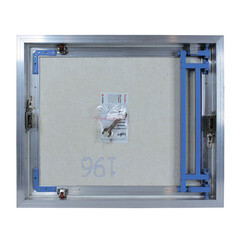 Люк ревизионный под плитку Lyuker AL-KR алюминиевый 500х600 мм скрытый нажимной - фото 4