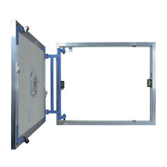 Люк ревизионный под плитку Lyuker AL-KR алюминиевый 500х600 мм скрытый нажимной - фото 2