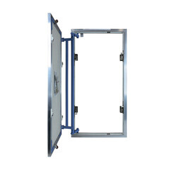 Люк ревизионный под плитку Lyuker AL-KR алюминиевый 800х400 мм скрытый нажимной - фото 4