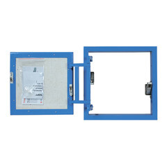 Люк ревизионный под плитку Lyuker К стальной 300х300 мм скрытый нажимной - фото 3