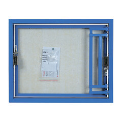 Люк ревизионный под плитку Lyuker К стальной 400х500 мм скрытый нажимной - фото 4