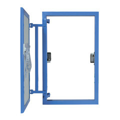 Люк ревизионный под плитку Lyuker К стальной 500х300 мм скрытый нажимной - фото 4