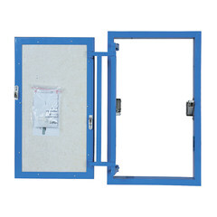 Люк ревизионный под плитку Lyuker К стальной 500х300 мм скрытый нажимной - фото 3