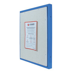 Люк ревизионный под плитку Lyuker К стальной 600х500 мм скрытый нажимной - фото 2