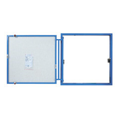 Люк ревизионный под плитку Lyuker К стальной 600х600 мм скрытый нажимной - фото 3