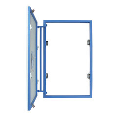 Люк ревизионный под плитку Lyuker К стальной 800х500 мм скрытый нажимной - фото 3