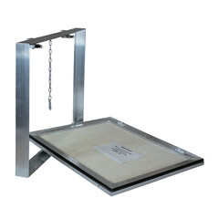 Люк ревизионный под плитку Lyuker Д алюминиевый 400х500 мм скрытый нажимной - фото 4