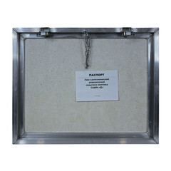 Люк ревизионный под плитку Lyuker Д алюминиевый 400х500 мм скрытый нажимной - фото 2