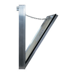 Люк ревизионный под плитку Lyuker Д алюминиевый 500х500 мм скрытый нажимной - фото 2