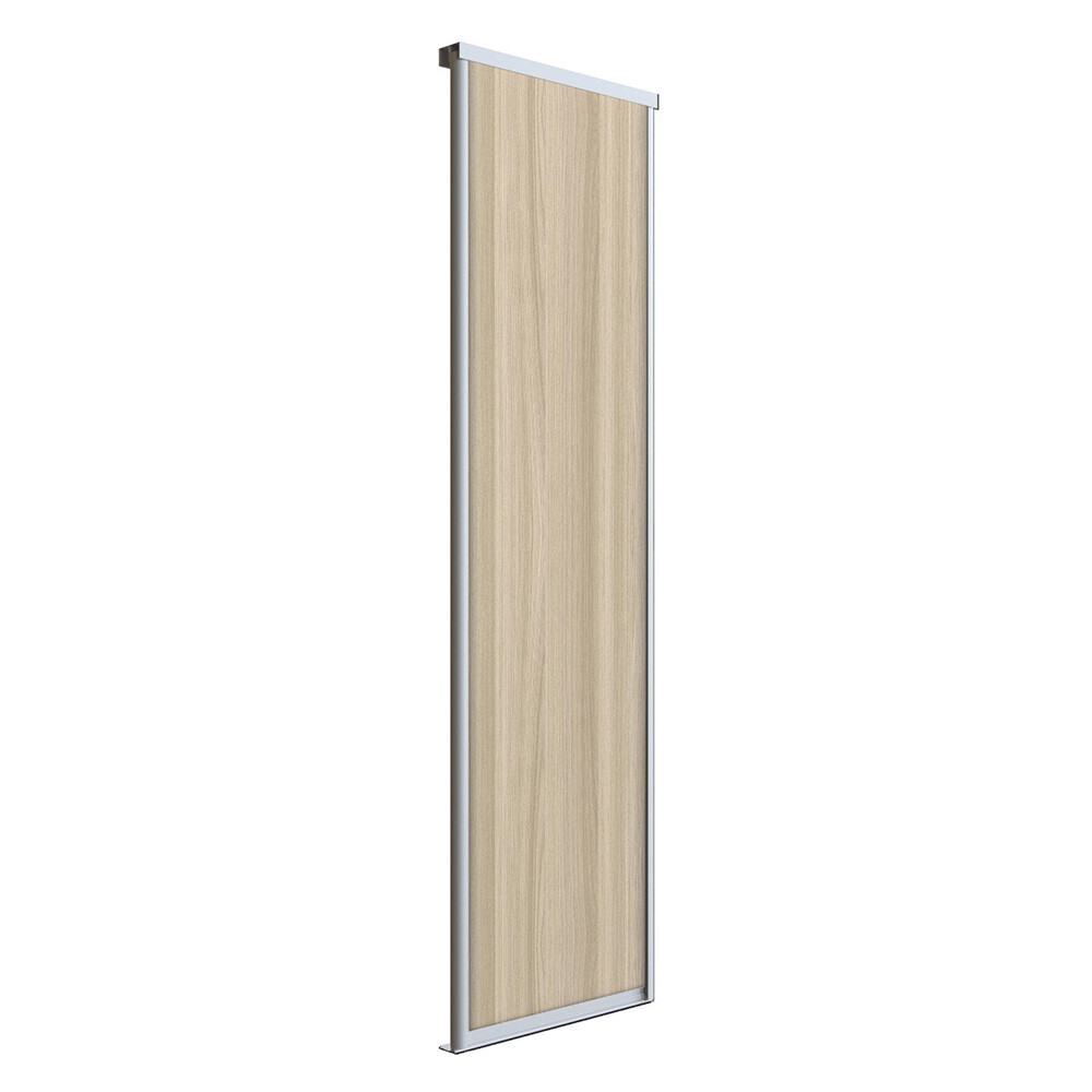 Изображение товара Дверь-купе 883x2452 мм Ясень шимо светлый и Серебро Elegant