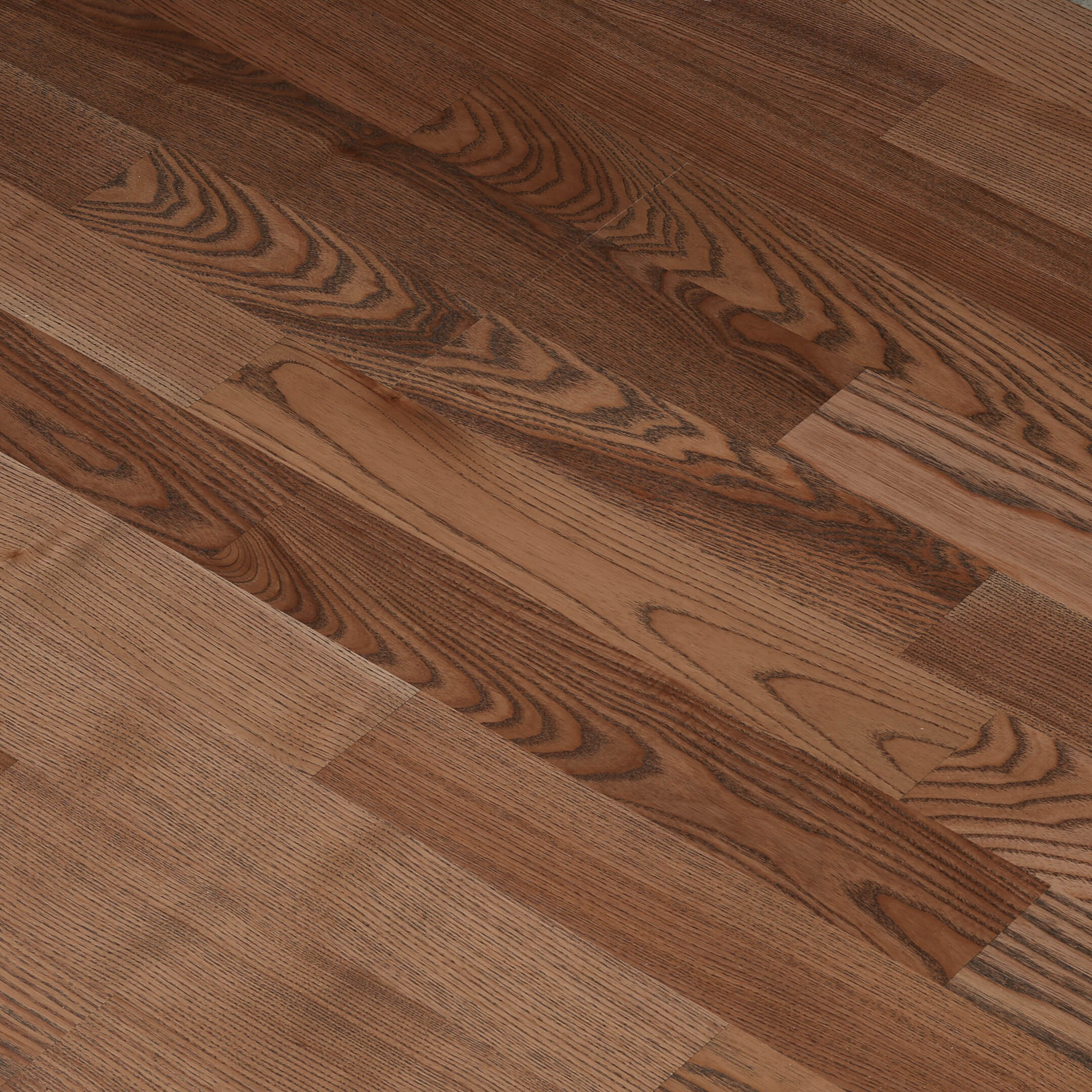 Изображение товара Паркетная доска Polarwood ясень электро 14 мм трехполосная брашированная 1,678 м2