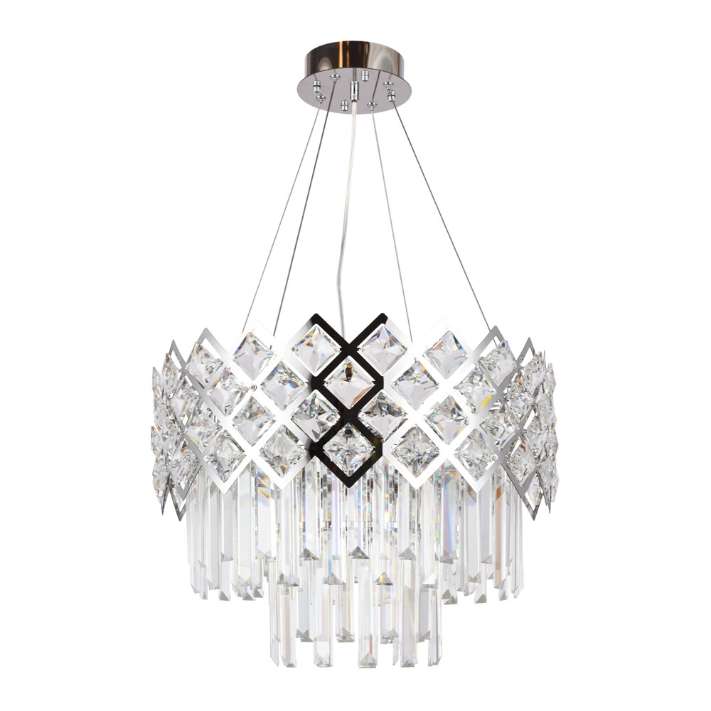 Изображение товара Люстра потолочная Arte Lamp Wezen 8 ламп хром современный дизайн