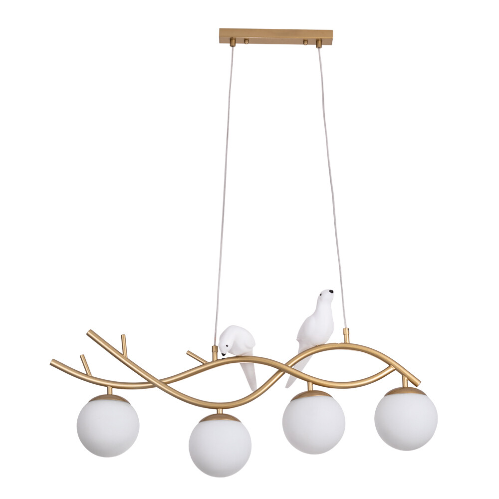 Изображение товара Люстра потолочная Arte Lamp Eltanin 4 лампы стиль ар-деко 240 Вт